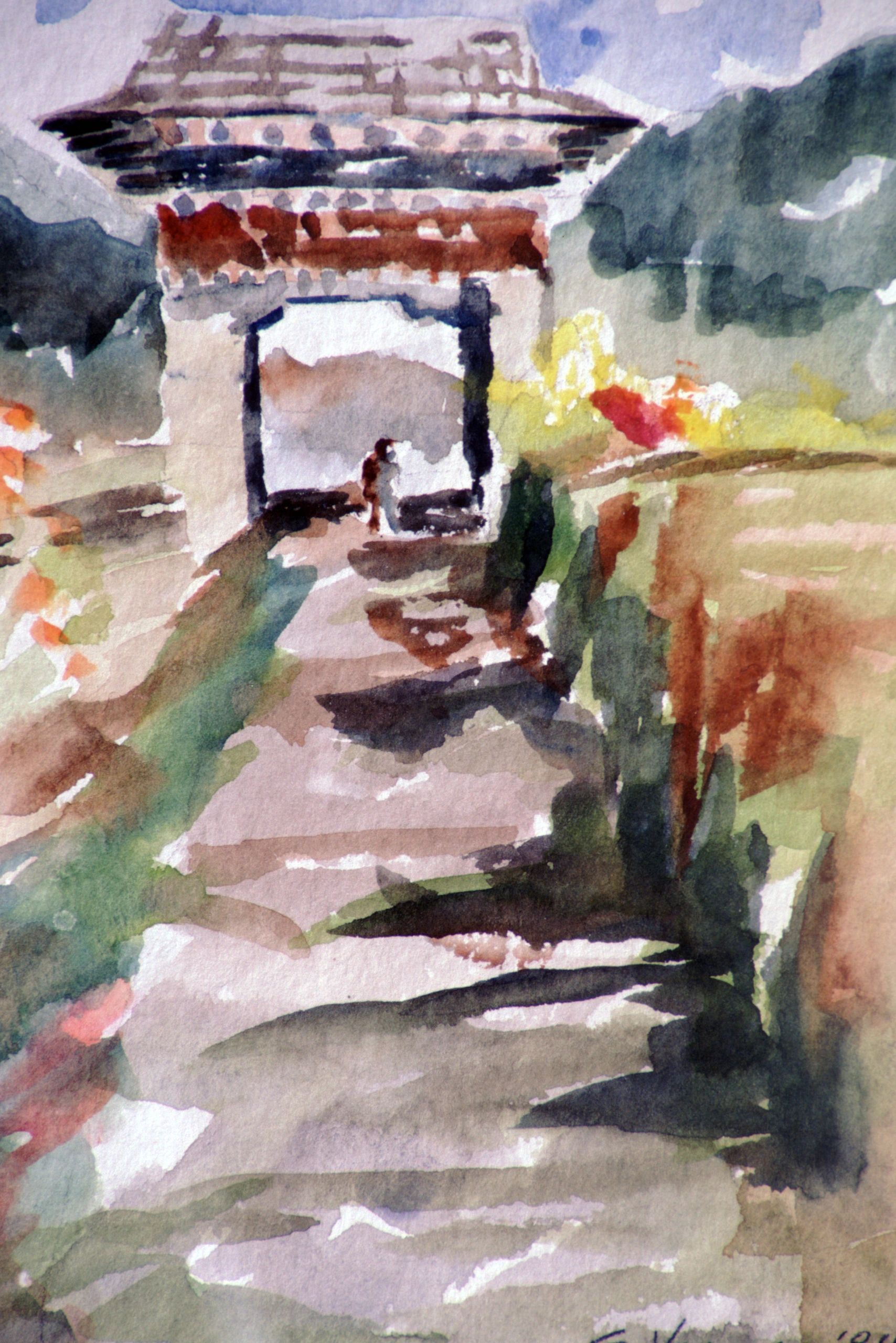 Gate at Junebesi